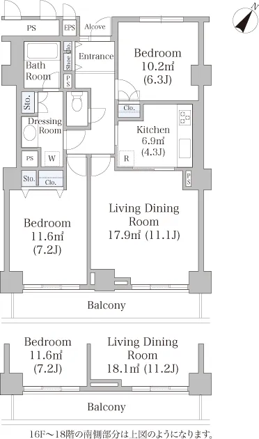 Platine Tamachi - Floor Plan - ["Diagram", "Floor plan", "Technical drawing"]
