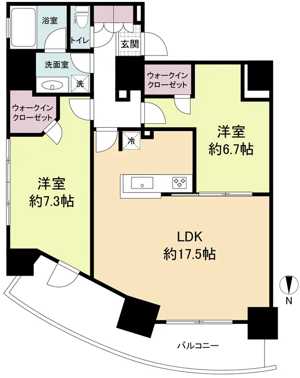 Due Namba South - Floor Plan - ["Design", "Hardwood", "Wood flooring"]