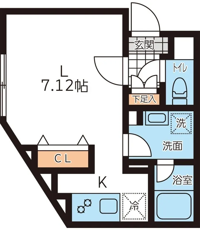 PASEO Ogikubo - Floor Plan - ["Hardwood", "Tile Flooring"]