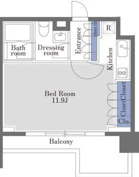 Doue Nihonbashi - Floor Plan - ["Floor plan", "Bedroom"]