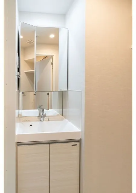Comforia Oji - Interior - ["Mirror", "Tap", "Sink"]