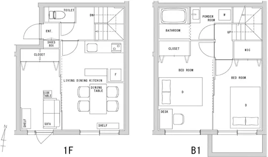Hmlet Shinjuku Wakamatsucho - Floor Plan - ["White", "Plan", "Diagram"]