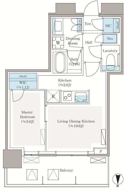 Park City Nakano The Tower Breeze - Floor Plan - ["Floor plan", "Diagram", "Plan"]