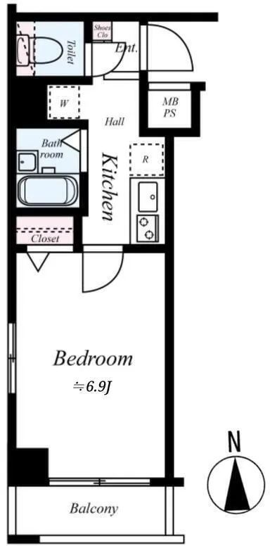 L-Flat Minamishinagawa - Floor Plan - []