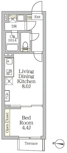 Aglaia Shinjuku Nishiochiai - Floor Plan - []