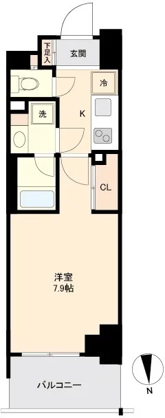 Primal Minamisuna - Floor Plan - ["Apartment"]
