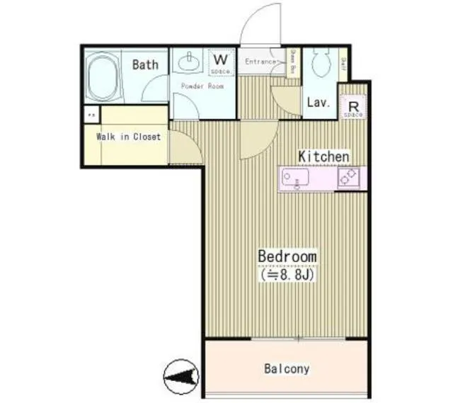 Zelkova Takaido - Floor Plan - ["Rectangle", "Parallel", "Font"]