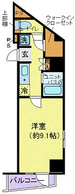 Recrecia Nishiazabu II - Floor Plan - ["Apartment", "Tile Flooring"]