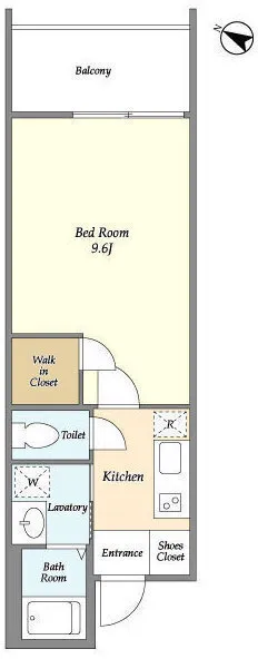 Comforia Nakaochiai - Floor Plan - []