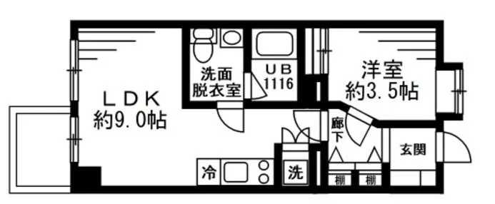 Residia Roppongi Hinokichokoen - Floor Plan - ["White", "Line", "Font"]