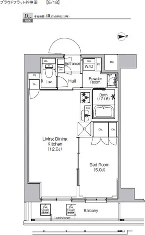 PROUD FLAT Sotokanda - Floor Plan - ["Diagram", "Plan", "Floor plan"]