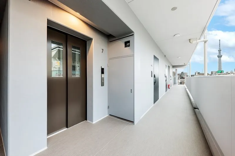 Due Kikugawa - Interior - Common hallway