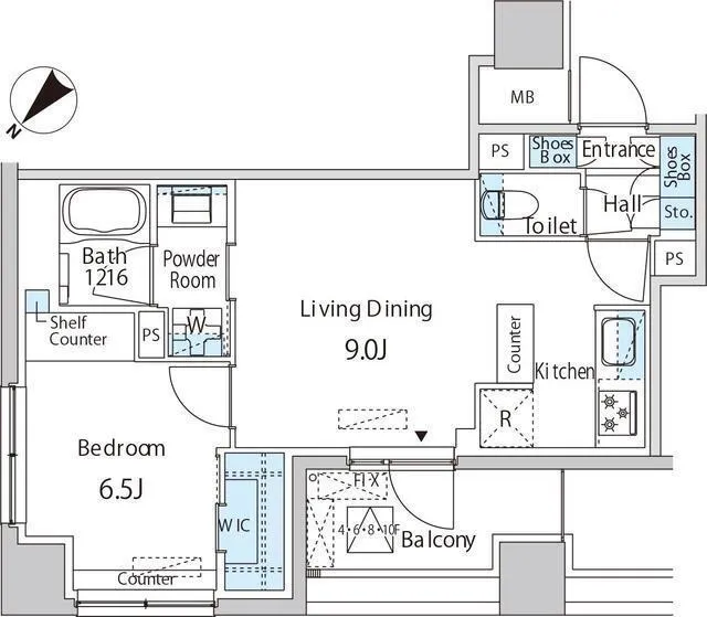 MA Tsukishima - Floor Plan - ["Diagram", "Floor plan", "Plan"]