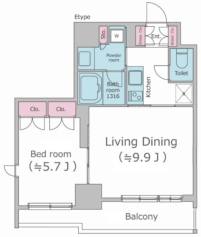 Park Flats Shibuya Daikanyama - Floor Plan - ["White", "Floor plan"]