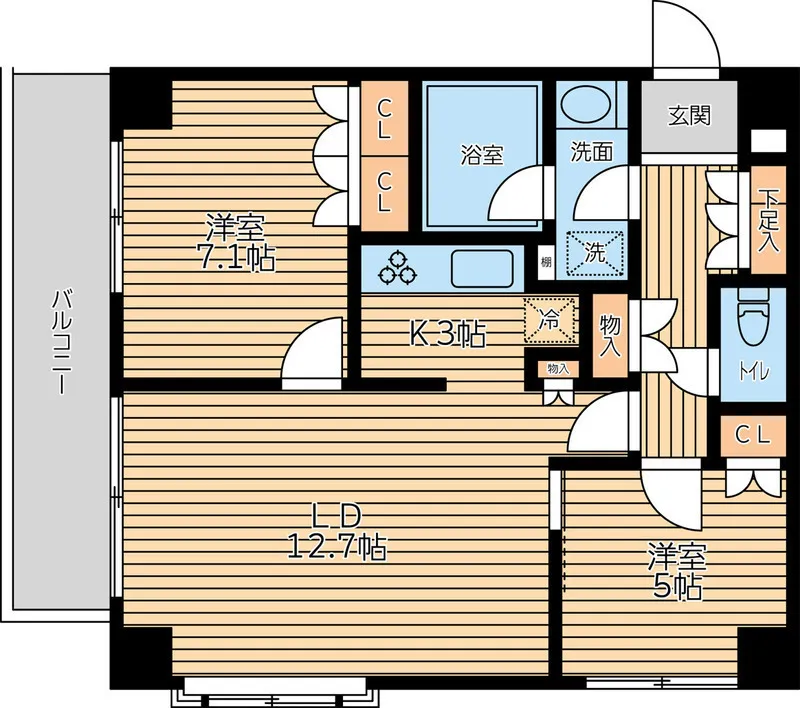 KDX Residence Daikanyama II - Floor Plan - ["Apartment", "Design", "Wood stain"]