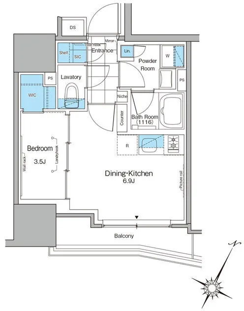 Lefon Progre Kita-Shinjuku - Floor Plan - ["Diagram", "Plan", "Floor plan"]