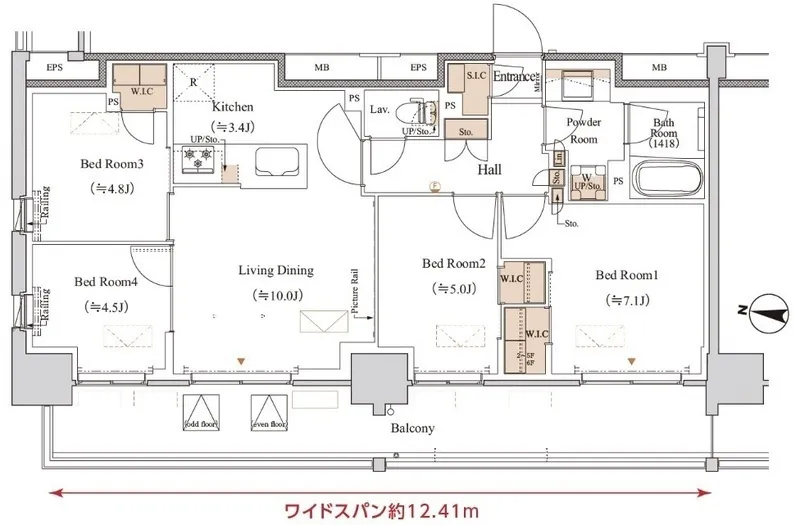 Blanchiesta Kiba - Floor Plan - ["White", "Plan", "Diagram"]