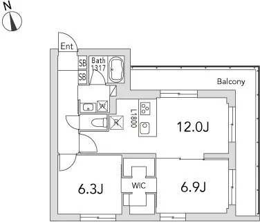 GranDuo Kyodo 15 - Floor Plan - ["White", "Plan", "Diagram"]