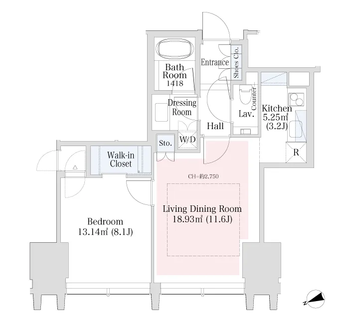 La Tour Shinjuku Grand - Floor Plan - ["Schematic", "Font", "Parallel"]