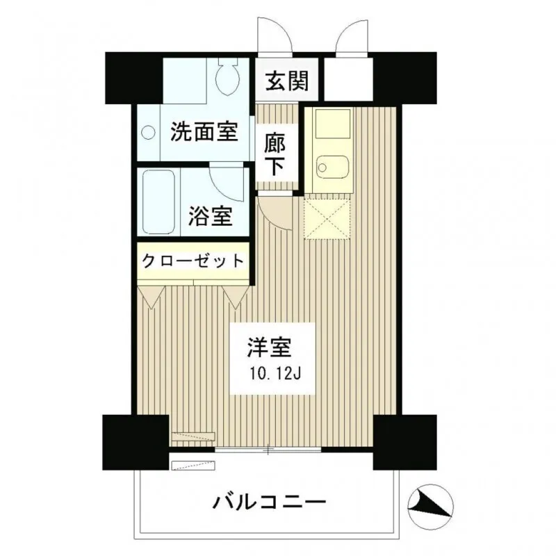 Residia Azabu Juban II - Floor Plan - ["Floor plan", "Plan", "Diagram"]