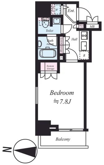 Prestyle Sumiyoshi - Floor Plan - []