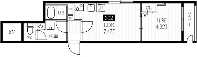 El Faro Nakameguro - Floor Plan - []