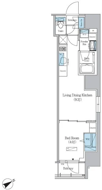 Urbanex Asakusabashi Front - Floor Plan - []