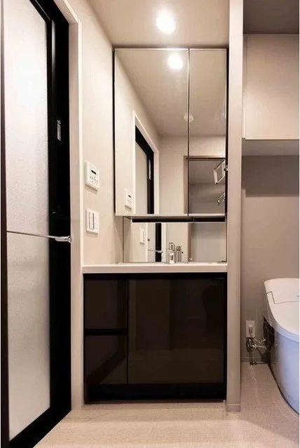 LEFONT PROGRESS SHIBUYA HILLTOP - Interior - ["Cabinetry", "Mirror", "Tap"]