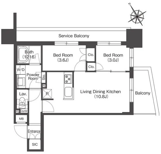 Comforia Liv Itabashi - Floor Plan - ["Diagram", "Plan", "Floor plan"]