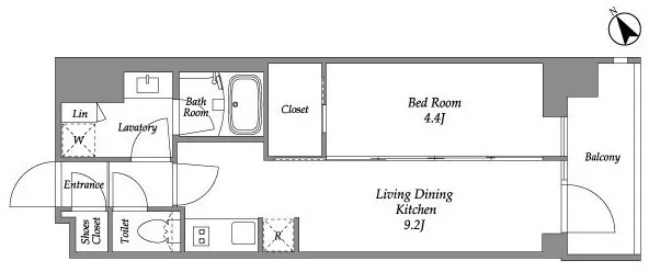 Season Flats Omorinishi - Floor Plan - []
