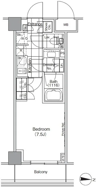 The Park Habio Koenji - Floor Plan - ["Rectangle", "Line", "Font"]