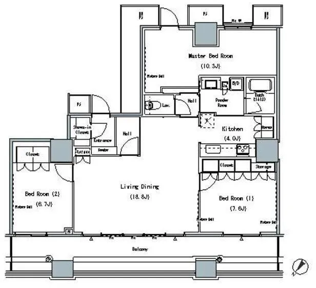The Tokyo Towers Midtower - Floor Plan - ["Diagram", "Plan", "Floor plan"]