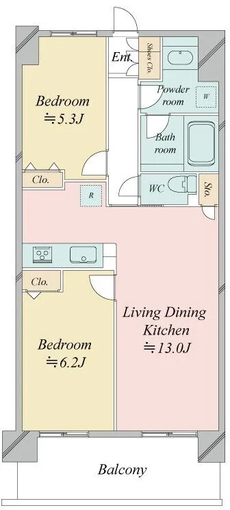 Residia Minamisenju - Floor Plan - ["Floor plan", "Technical drawing", "Geraniums"]