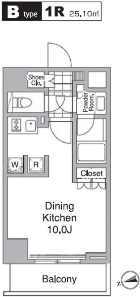 Residia Meguro Ⅳ - Floor Plan - []