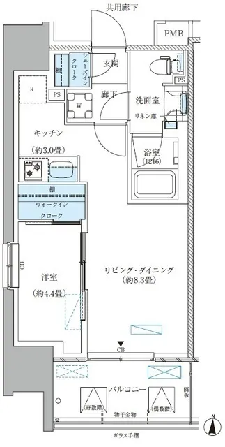 Park Axis Nishi-Ojima Comfort Square - Floor Plan - ["Plan", "Diagram", "Floor plan"]