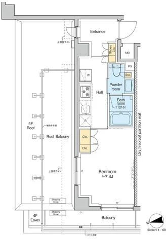 RESIDENCE KOENJI  - Floor Plan - ["White", "Diagram", "Plan"]
