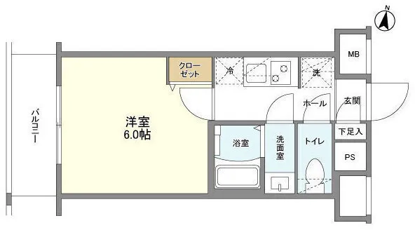Imperial Flat Musashikoyama - Floor Plan - []