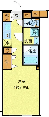 Prele Duc Nakano Kamitakada - Floor Plan - []