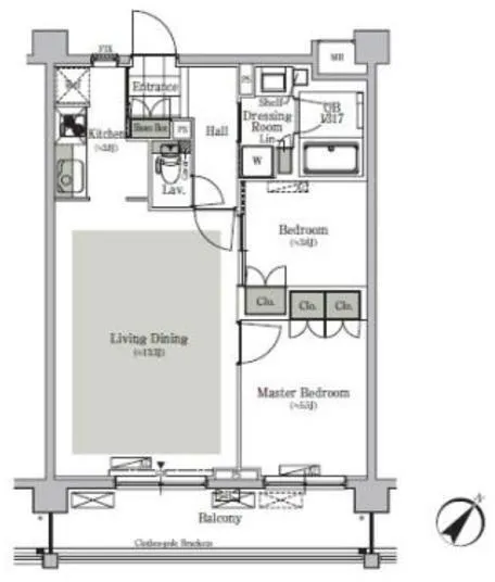 Park Cube Nishigahara Stage - Floor Plan - ["Diagram", "Floor plan", "Plan"]