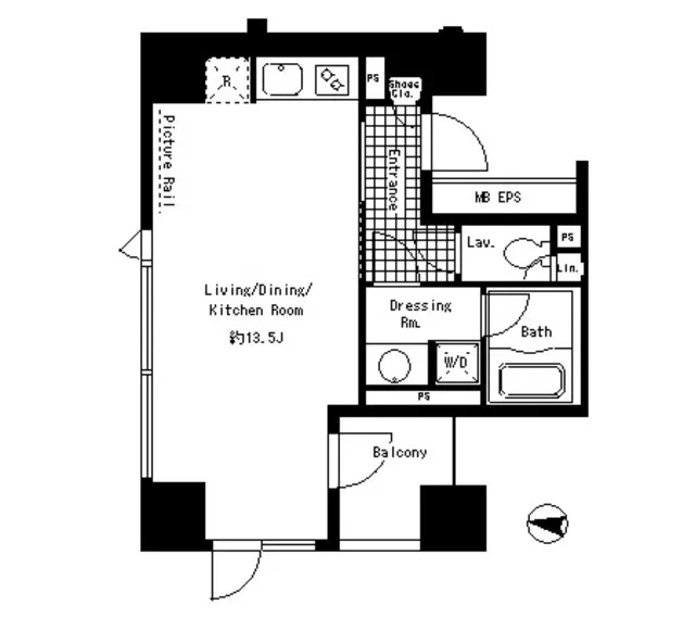 Park Axis Shibuya Jinnan - Floor Plan - ["Floor plan", "Diagram", "Plan"]
