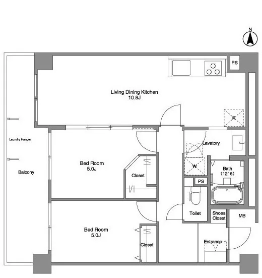 Comforia Nishiogikita - Floor Plan - ["White", "Plan", "Diagram"]