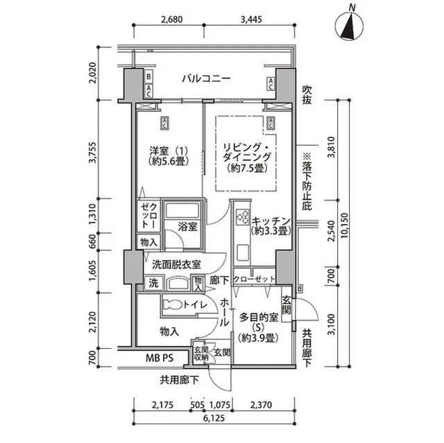 Shinonome Canal Court CODAN Building No.17 - Floor Plan - ["Schematic", "Rectangle", "Floor plan"]