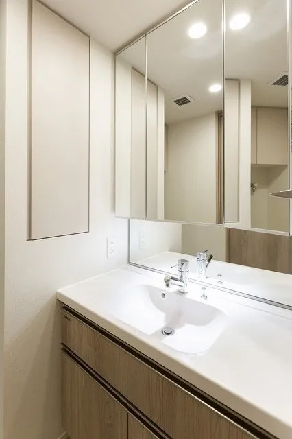Comforia Kitazawa - Interior - ["Mirror", "Tap", "Sink"]