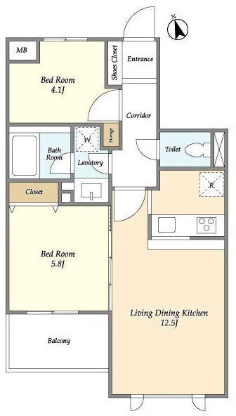 Aprile Minami Ogikubo - Floor Plan - ["Floor plan", "Geraniums"]