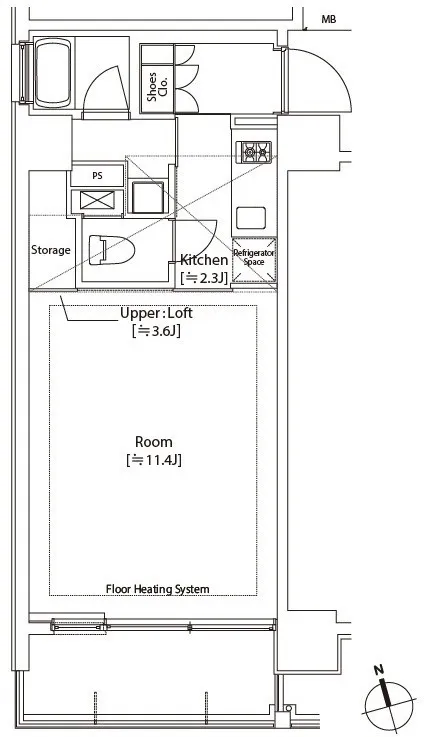 Castalia Nakanobu - Floor Plan - ["Diagram", "Technical drawing"]