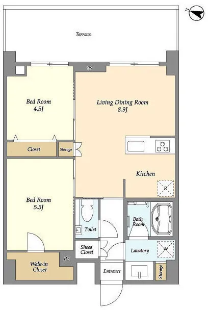 ALTERNA Gokokuji Temple - Floor Plan - ["White", "Plan", "Floor plan"]