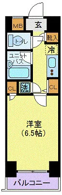 Cynthia Nihonbashi Kabutocho - Floor Plan - ["Apartment"]