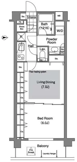 Comforia Shimo-Ochiai - Floor Plan - ["Diagram"]