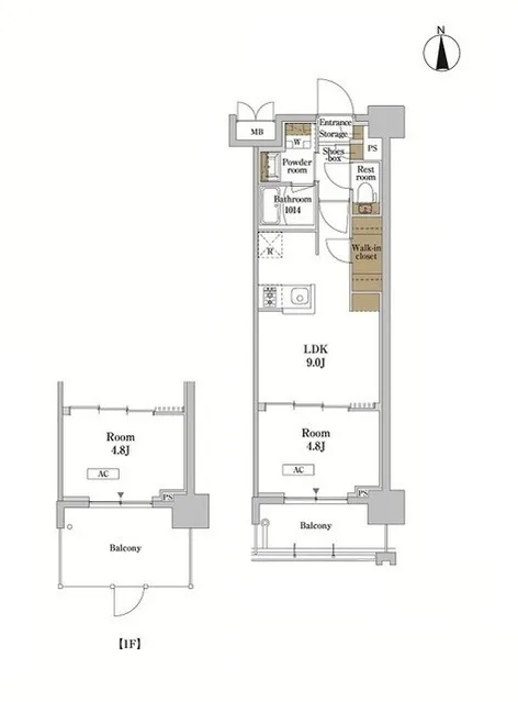 RJR Precia Kamata - Floor Plan - []