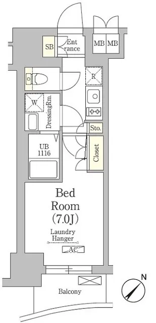 Terrace Tsukishima - Floor Plan - ["Rectangle", "Font", "Parallel"]